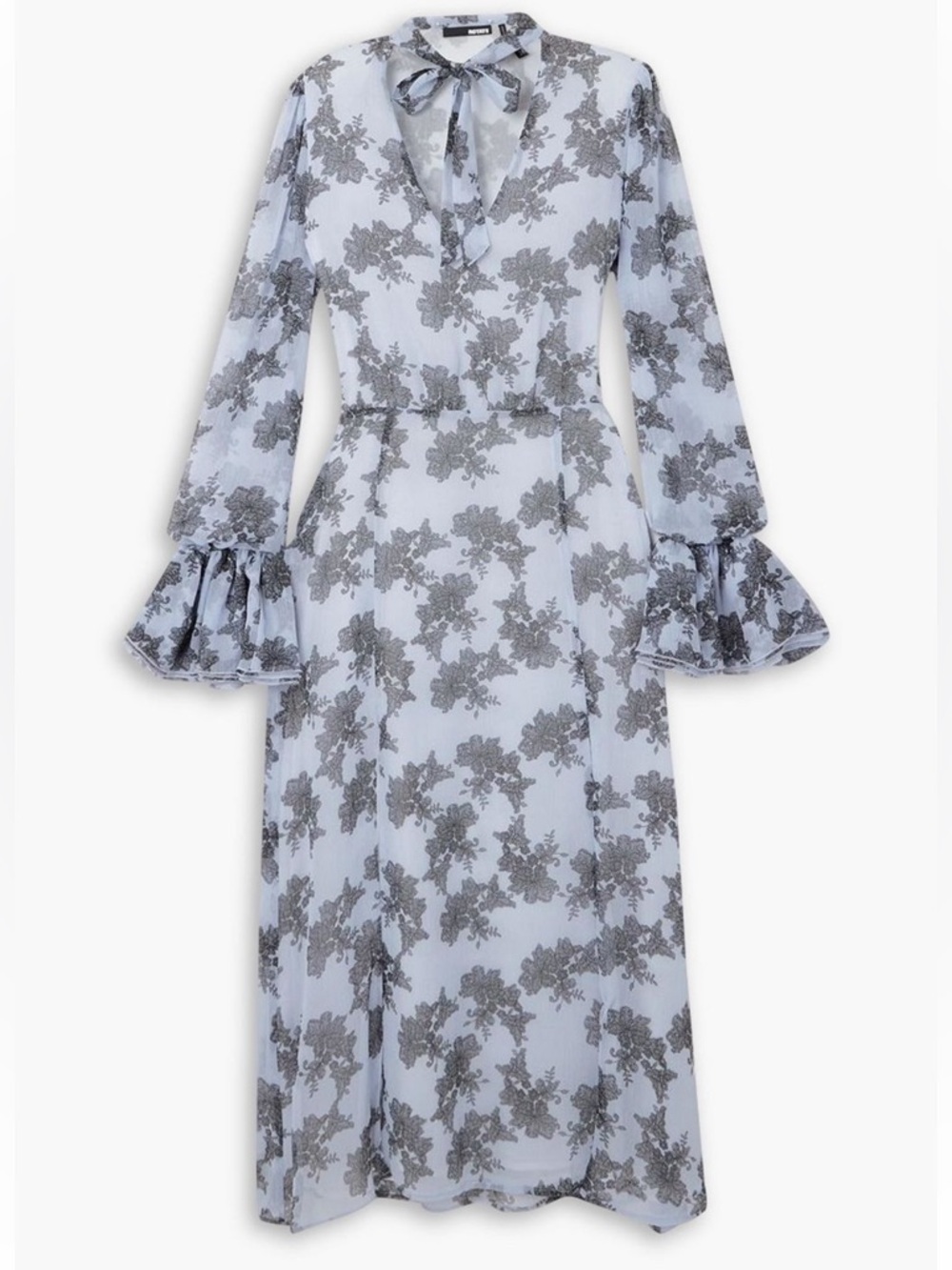 ROTATE BIRGER CHRISTENSEN
Ginny floral-print crepon midi dress Size 36 (US 4)